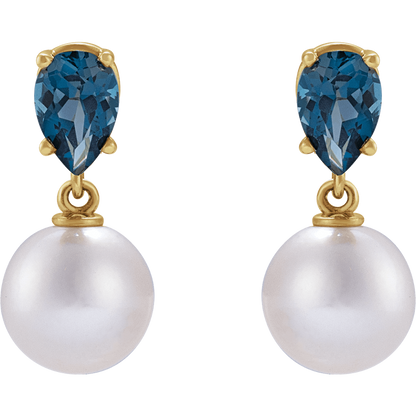 14k gold pearl earrings
london blue topaz earrings
akoya pearl drop earrings
natural blue topaz gold earrings
fine jewelry pearl earrings
luxury pearl earrings for women
14k yellow gold pearl earrings
designer pearl topaz earrings
elegant gold dangle earrings
timeless pearl jewelry
