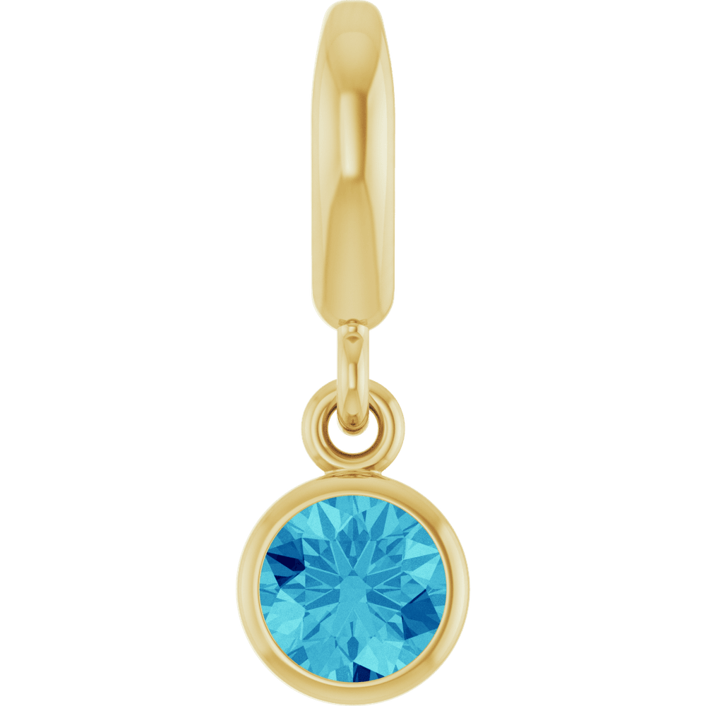 GC Mois de Vie 14K Gold Birthstone Charm
