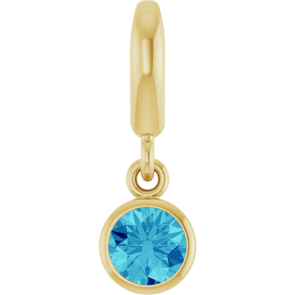GC Mois de Vie 14K Gold Birthstone Charm