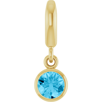 GC Mois de Vie 14K Gold Birthstone Charm