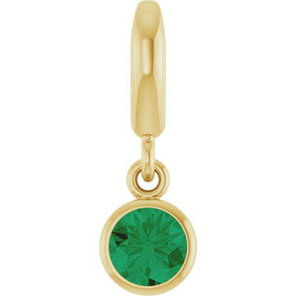 GC Mois de Vie 14K Gold Birthstone Charm