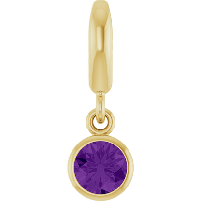 GC Mois de Vie 14K Gold Birthstone Charm