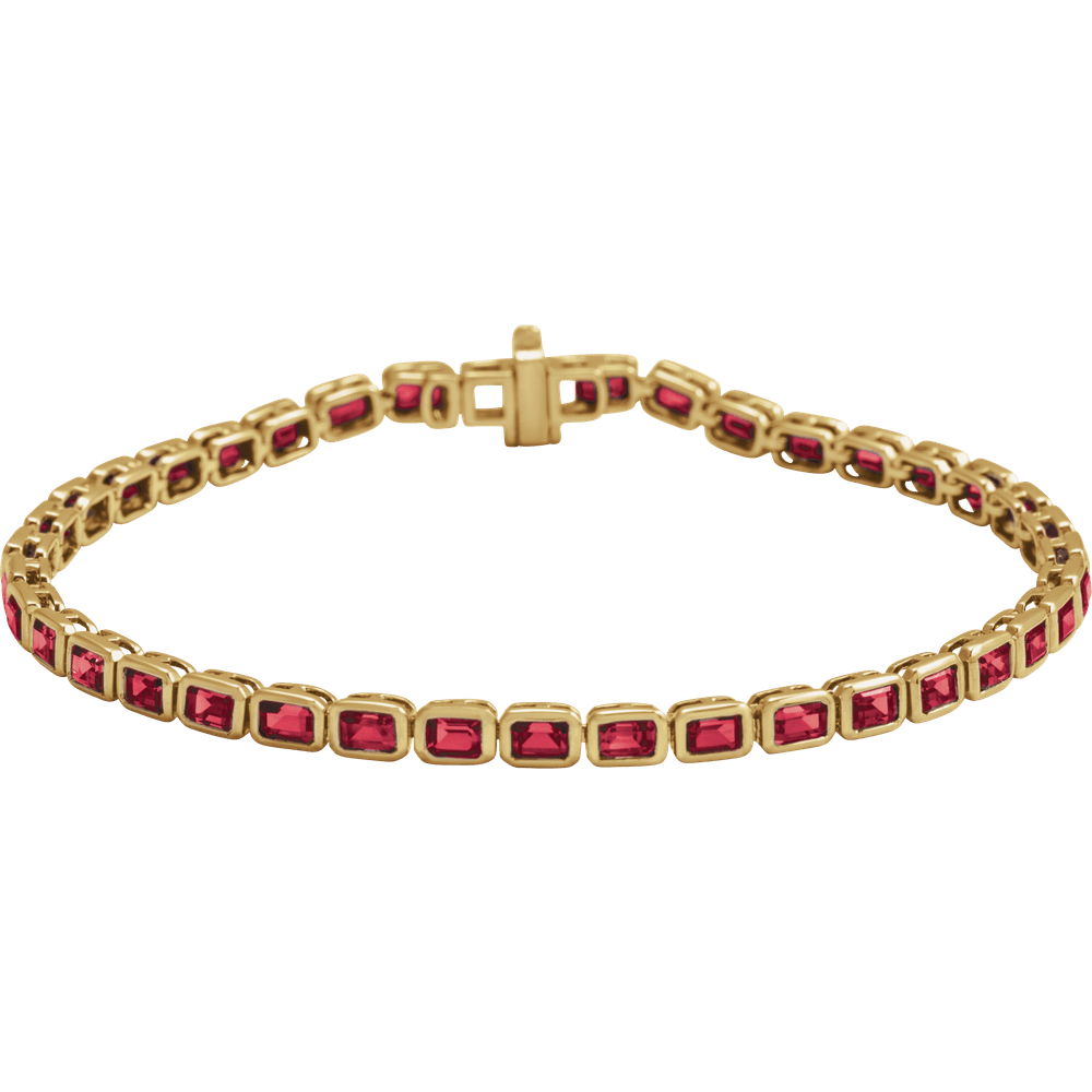 ruby bracelet, ruby line bracelet, 14k gold ruby bracelet, emerald cut ruby bracelet, red gemstone bracelet, gold ruby bracelet womens, luxury ruby bracelet, fine jewelry ruby bracelet, bezel set ruby bracelet, lab grown ruby bracelet, minimalist ruby bracelet, elegant ruby bracelet, stackable ruby bracelet, 7 inch ruby bracelet, real ruby bracelet, dainty ruby bracelet, premium ruby jewelry, womens gold bracelet ruby, everyday luxury bracelet, gift ruby bracelet, anniversary ruby jewelry, july birthstone b