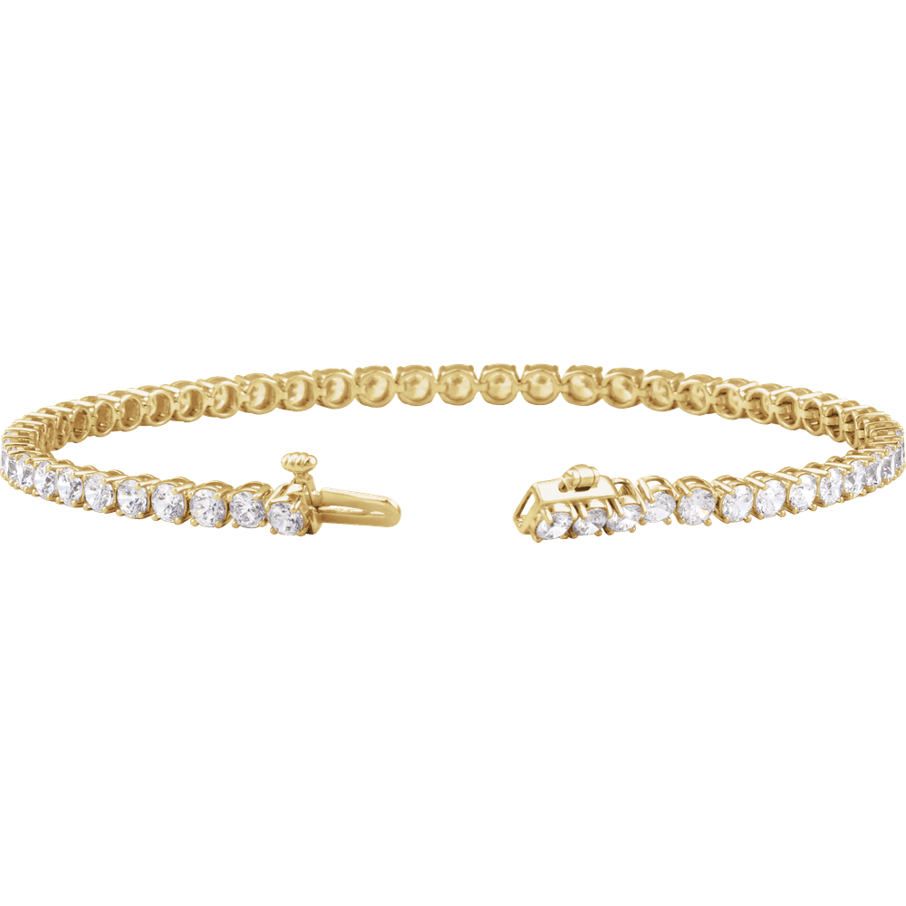 Éclat Continu 14K Gold Lab-Grown Diamond Tennis Bracelet – 2, 5 or 10 CTW