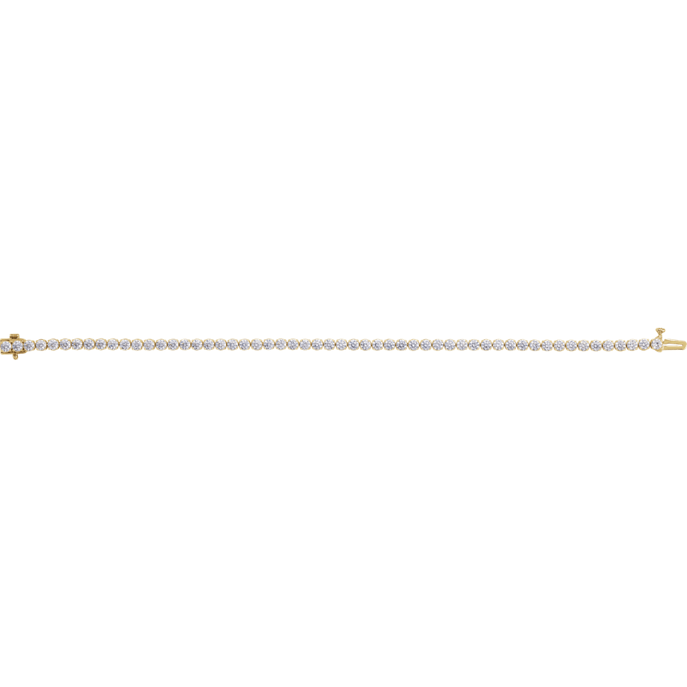 Éclat Continu 14K Gold Lab-Grown Diamond Tennis Bracelet – 2, 5 or 10 CTW