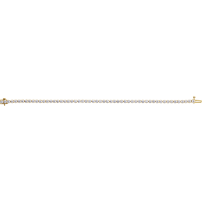 Éclat Continu 14K Gold Lab-Grown Diamond Tennis Bracelet – 2, 5 or 10 CTW