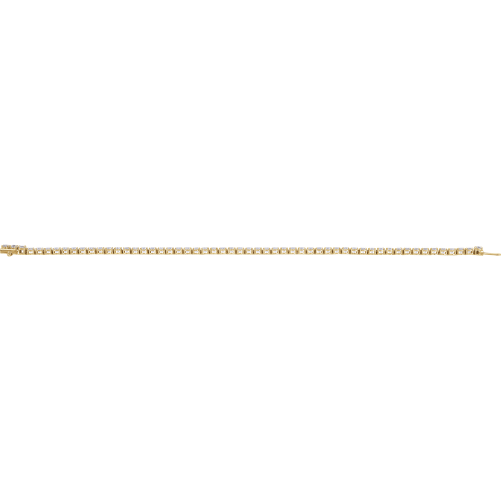 Éclat Continu 14K Gold Lab-Grown Diamond Tennis Bracelet – 2, 5 or 10 CTW