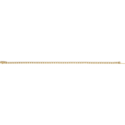 Éclat Continu 14K Gold Lab-Grown Diamond Tennis Bracelet – 2, 5 or 10 CTW