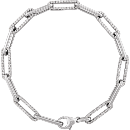 14K white gold diamond bracelet
1 carat diamond link bracelet
solid white gold diamond bracelet
natural diamond bracelet 1 CTW
luxury diamond bracelet 7 inch
white gold statement bracelet
fine jewelry diamond link bracelet
real diamond white gold bracelet
high end diamond bracelet women
1ct diamond bracelet white gold