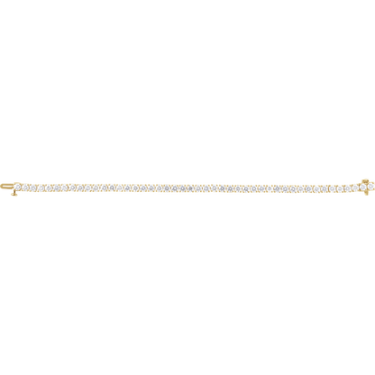 Solid 14K gold tennis bracelet

Lab-grown diamonds with exceptional brilliance

Classic 4-prong setting for security &amp; longevity

Elegant 4 mm width for a balanced luxury look

Secure box clasp for everyday confidence

Designed as a long-term jewelry investment

Ideal for gifting, anniversaries &amp; milestone moments