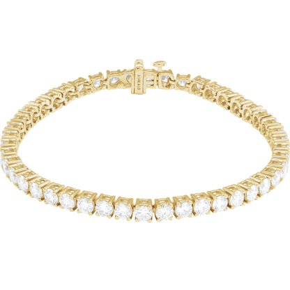 Solid 14K gold tennis bracelet

Lab-grown diamonds with exceptional brilliance

Classic 4-prong setting for security &amp; longevity

Elegant 4 mm width for a balanced luxury look

Secure box clasp for everyday confidence

Designed as a long-term jewelry investment

Ideal for gifting, anniversaries &amp; milestone moments
