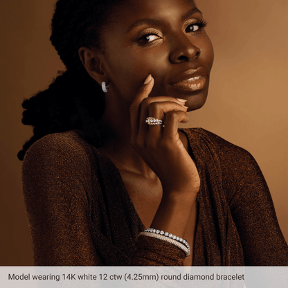 L’eternel 14K Diamond Tennis Bracelet