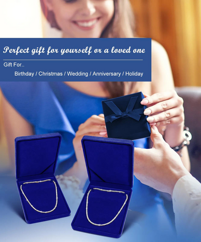 Tennis Necklace Gold 3mm