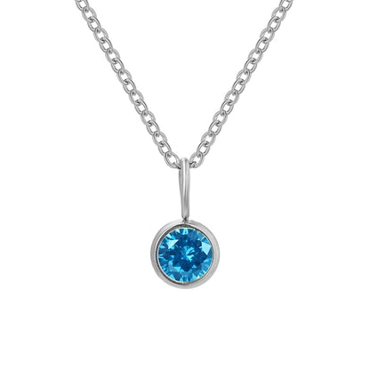 Lumière Birthstone Necklace Month &amp; Zodiac Collection