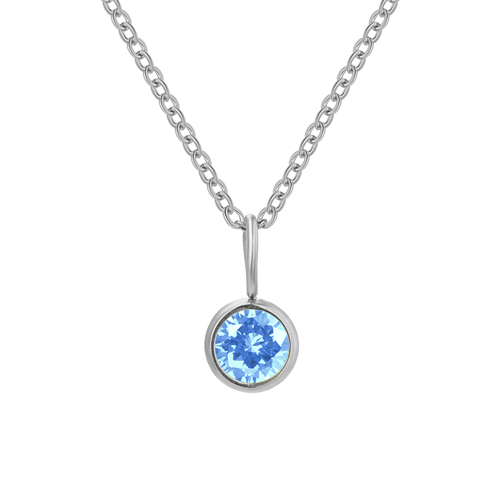Lumière Birthstone Necklace Month &amp; Zodiac Collection