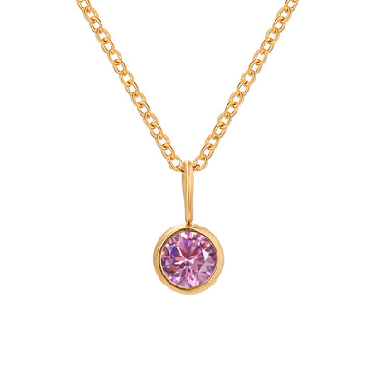 Lumière Birthstone Necklace Month &amp; Zodiac Collection
