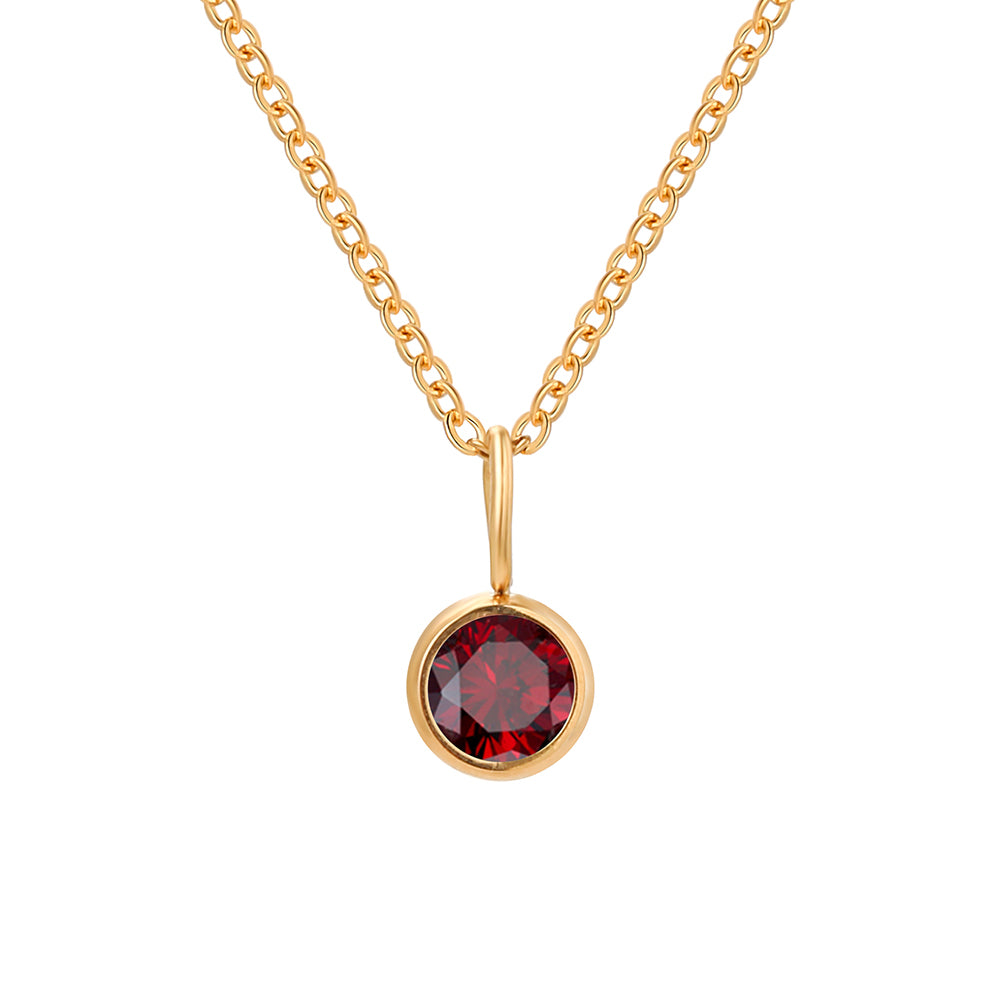 Lumière Birthstone Necklace Month &amp; Zodiac Collection