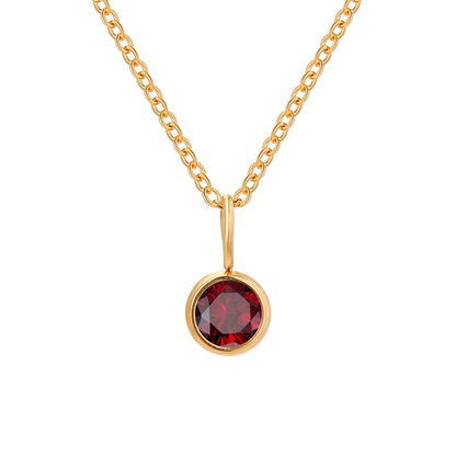 Lumière Birthstone Necklace Month &amp; Zodiac Collection