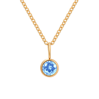 Lumière Birthstone Necklace Month &amp; Zodiac Collection