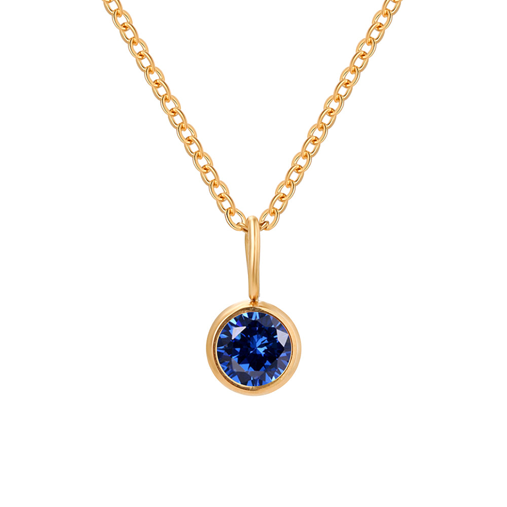 Lumière Birthstone Necklace Month &amp; Zodiac Collection