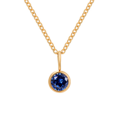 Lumière Birthstone Necklace Month &amp; Zodiac Collection