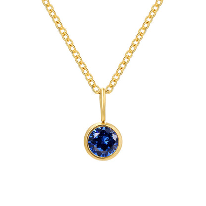 Lumière Birthstone Necklace Month &amp; Zodiac Collection