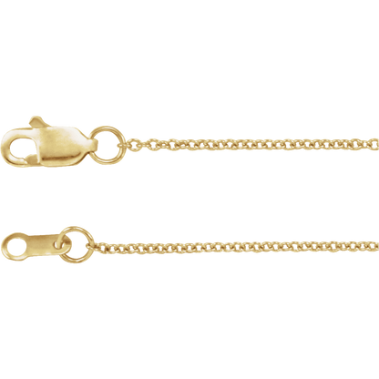 The Essential 14K Solid Gold Cable Chain Necklace