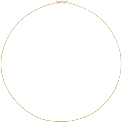 The Essential 14K Solid Gold Cable Chain Necklace