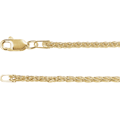 Épi Solaire 14K Gold-Filled &amp; Solid Gold Wheat Chain