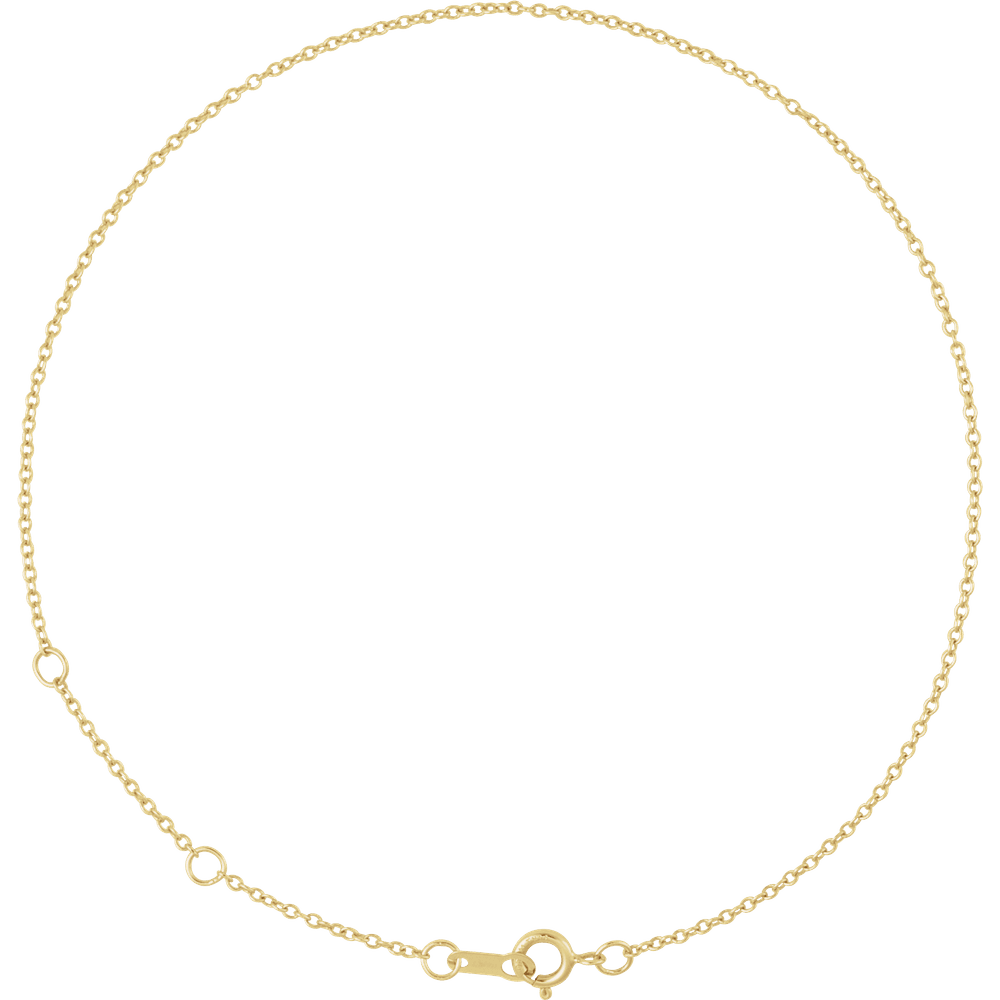 Auréline 14K Yellow Gold-Filled Cable Chain – 1 mm