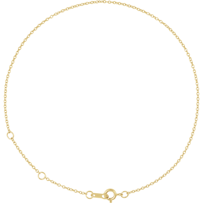 Auréline 14K Yellow Gold-Filled Cable Chain – 1 mm