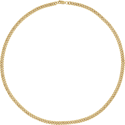 14K gold filled curb chain, 4.8mm gold chain necklace, 18 inch gold curb chain, yellow gold filled necklace, bold gold chain, thick gold necklace women, curb link gold chain, polished gold filled chain, layering gold necklace, statement gold chain, everyday gold necklace, durable gold filled chain, classic curb necklace