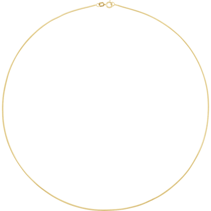 Fil de Soie 1 mm Gold-Filled &amp; Solid 14K Gold Snake Chain