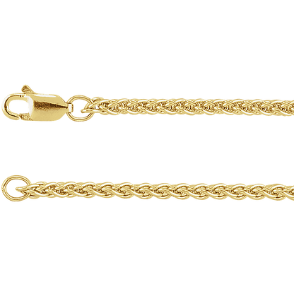 Épi Solaire 14K Gold-Filled &amp; Solid Gold Wheat Chain