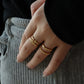 Rosette Pascal Gold Ring