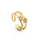 Rosette Pascal Gold Ring