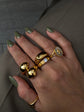Zlatni prsten od kristala Cossete