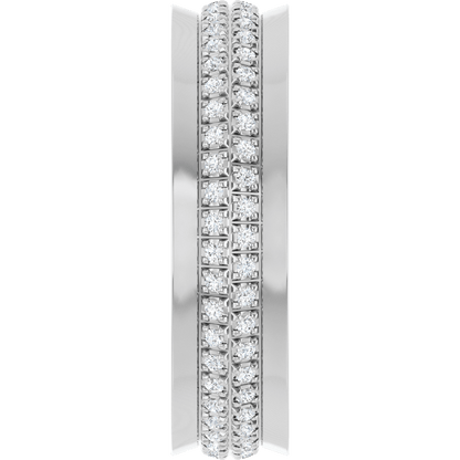Lab-Grown Diamond Anniversary Band with Round Full-Cut Diamonds