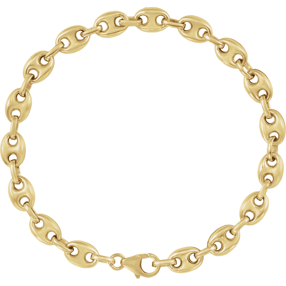 Luxury gold bracelet inspired by Mediterranean style