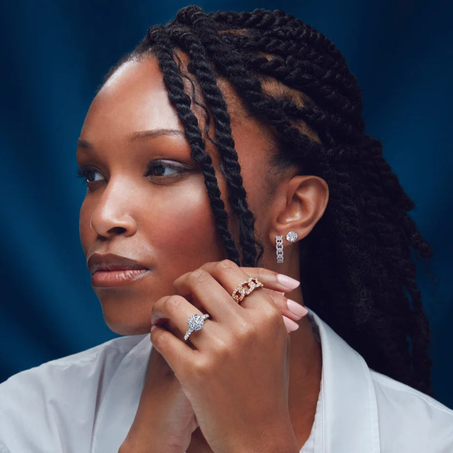 1 CTW Lab Grown Diamond Ring 14K Yellow Gold - Guerilla Choice