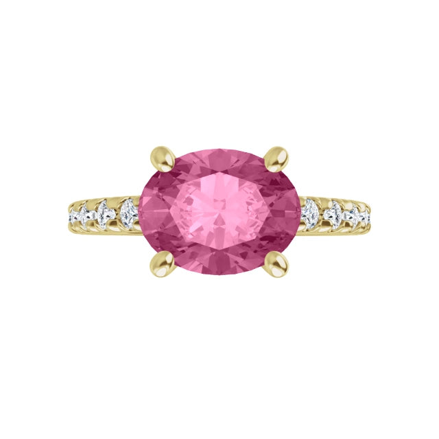 Rêve d’Émeraude 14K Gold Emerald &amp; Diamond Ring