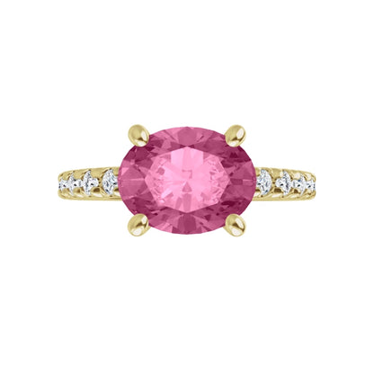 Rêve d’Émeraude 14K Gold Emerald &amp; Diamond Ring