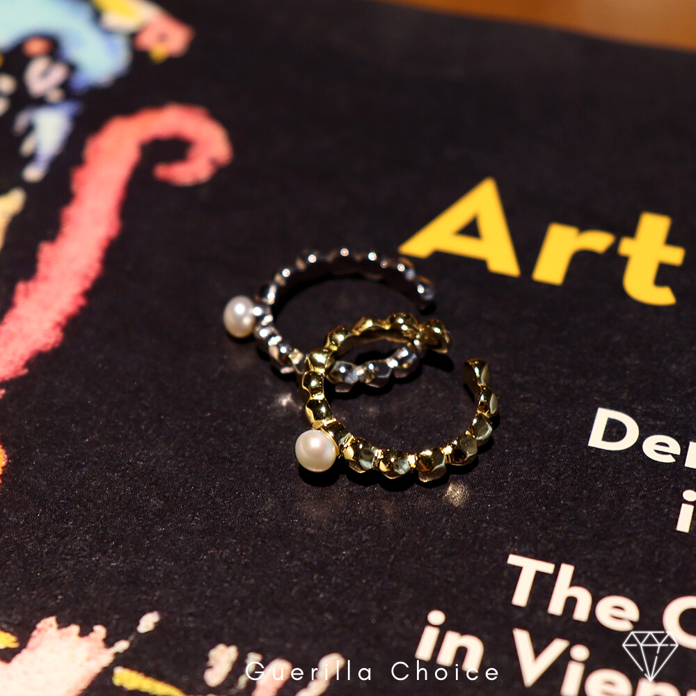 JASMINE PEARL CHARM RING | jasmine-pearl-charm-ring | Rings | Guerilla Choice