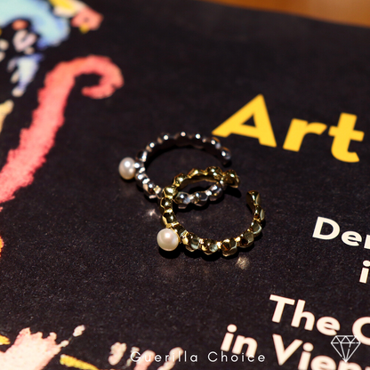 JASMINE PEARL CHARM RING | jasmine-pearl-charm-ring | Rings | Guerilla Choice