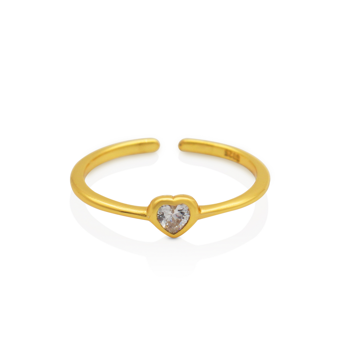 CRYSTAL HEART RING | crystal-heart-ring | Ring | Guerilla Choice