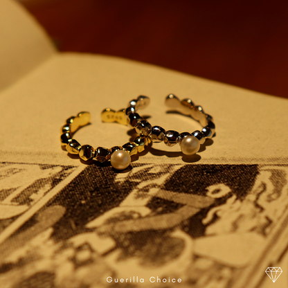 JASMINE PEARL CHARM RING | jasmine-pearl-charm-ring | Rings | Guerilla Choice