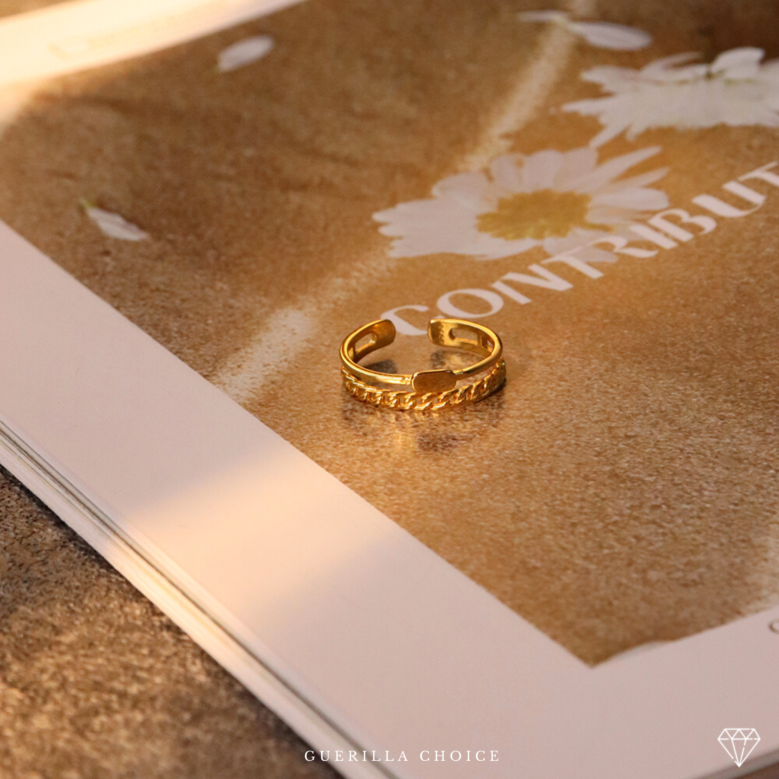 GRAZIA GOLD STACK RING | grazia-gold-stack-ring | Rings | Guerilla Choice