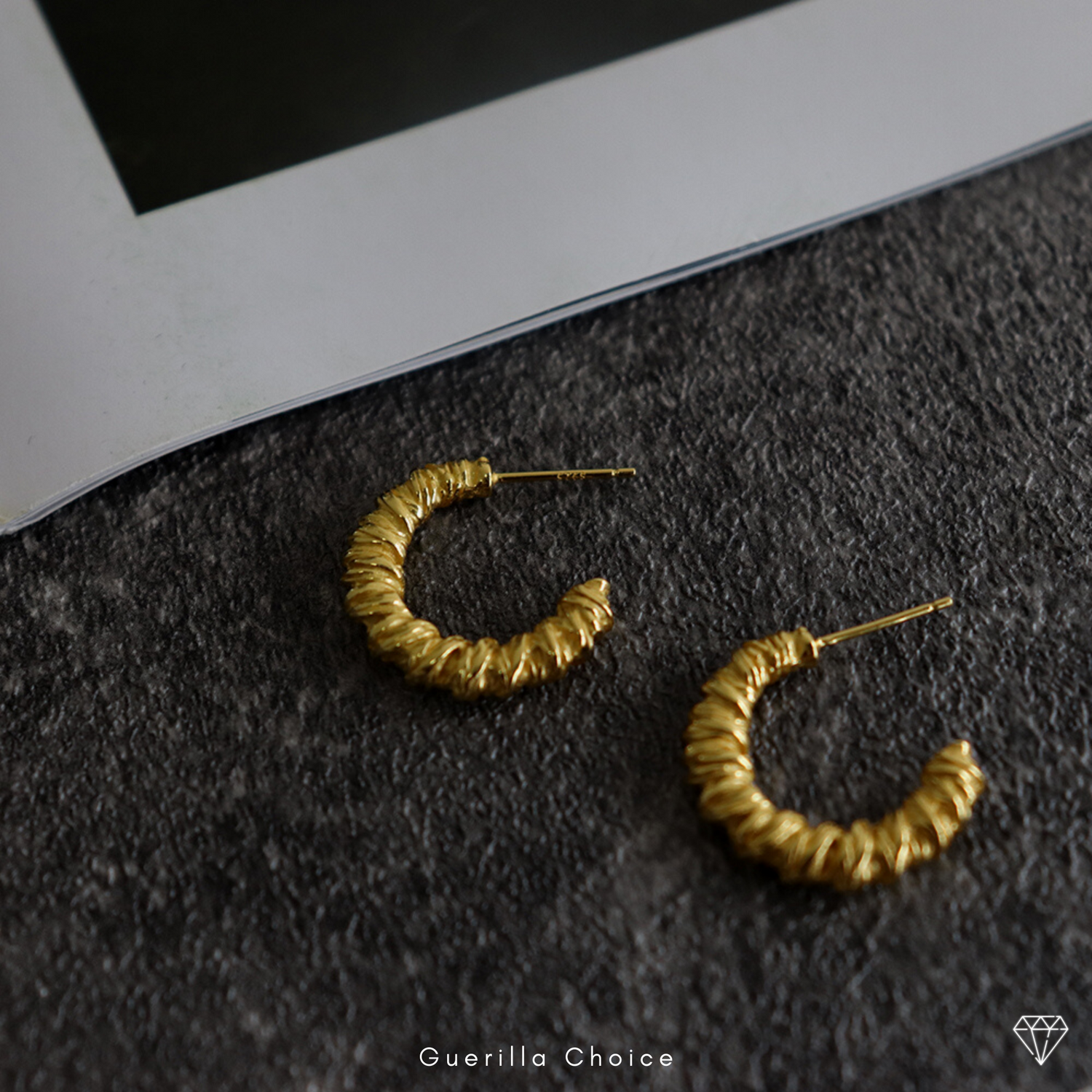 MADELYN CHARM GOLD EARRINGS | madelyn-charm-gold-earrings | Earrings | Guerilla Choice
