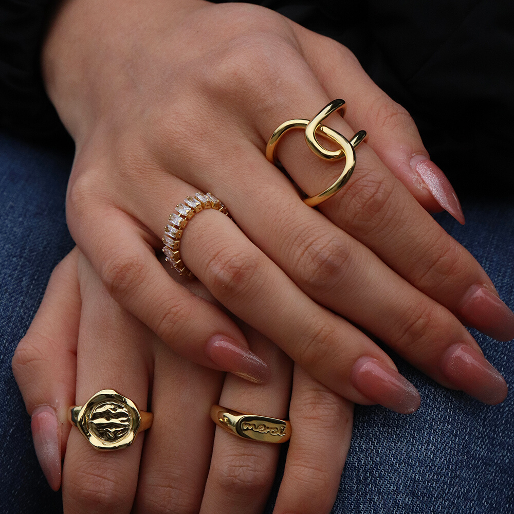 MERCI GOLD RING | merci-gold-ring | Ring | Guerilla Choice