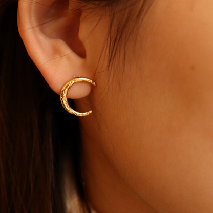 MOON CHARM EARRINGS | moon-charm-earrings | Earrings | Guerilla Choice